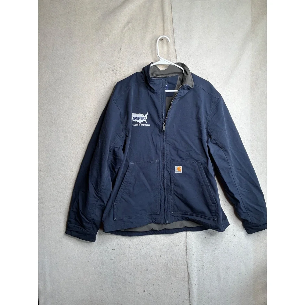Carhartt Super Dux Rain Defender Relaxed Fit Jacket Navy Blue OJ5534-M Mens L
